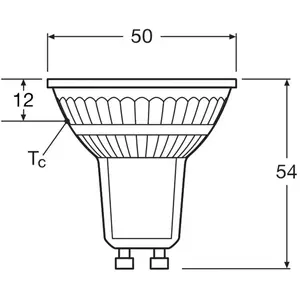 OSRAM Spot Par16 Led 36 Verre 2.6w Gu10 230lm 4000k Froid - Ledvance  Gp pas cher