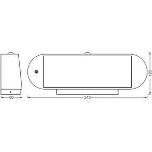 Osram, Éclairage d'extérieur, Endura Style solar WALL Sensor Capteur m...