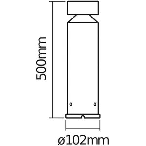 Comparateur de prix : Osram, Éclairage d'extérieur, ENDURA STYLE CYLINDER 50cm 6W (360 lm, I...