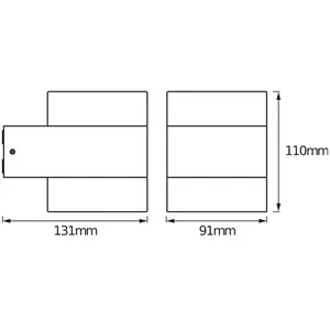 Osram, Éclairage d'extérieur, ENDURA STYLE UPDOWN PUCK 13W Gris foncé ...