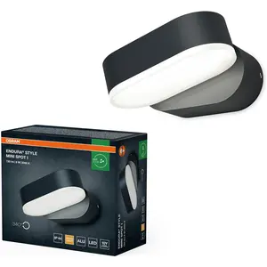 Osram, Éclairage d'extérieur, ENDURA STYLE MINI SPOT I 8W Gris foncé (... pas cher