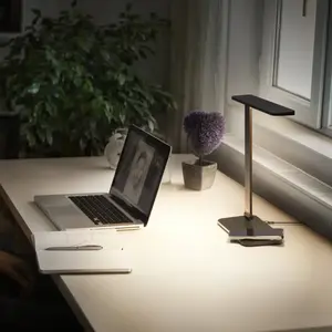 Osram, Lampe de table, Office Line Desk Banker Inductive Charging Lampe de bureau noire 17 W