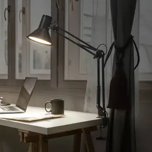 Osram, Lampe de table, LED Tischleuchte Office Line Desk Retro Clip 9W 830 Black Dimmbar Warm weiss 4099854464034