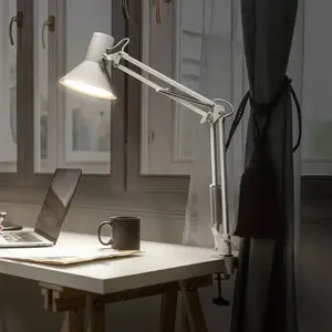Osram, Lampe de table, LED Tischleuchte Office Line Desk Retro Clip 9W 830 White Dimmbar Warm weiss 4099854464072 pas cher