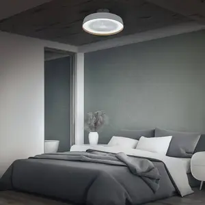 Osram HOMELIGHTING Ceiling Fan Compact 480 49W White Deckenventilator 49 W, Ventilateur, Blanc pas cher