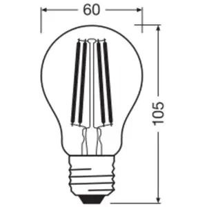 Osram, Ampoule, Lampe LED classe d'efficacité A Filament CLASSIC 2.2W ... pas cher