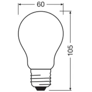 Comparateur de prix : Osram, Ampoule, Lampe LED classe d'efficacité A filament CLASSIC 5W 84...