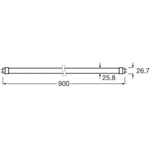 Tube LED - OSRAM - Bio-Lumilux T8 - 10W - 1200lm - 6500K - 90cm pas cher