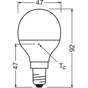 Lampe LED OSRAM Superstar Classic Mini Bougie - Blanc - E14 - Halogène... pas cher