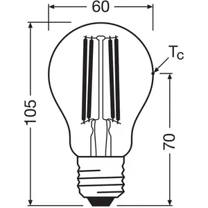 Comparateur de prix : Osram, Ampoule, LED LAMPS ENERGY CLASS A ENERGY EFFICIENCY FILAMENT CL...