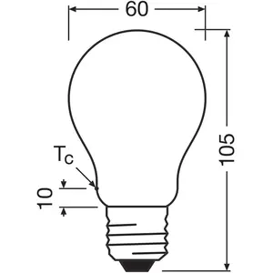 Lampe à LED OSRAM Superstar Classic A 100 en verre dépoli, 7,2 W, 1521... pas cher