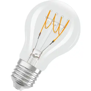 Lampe LED OSRAM Vintage 1906® Classic A FIL, E27, forme d'ampoule, claire, 4,8W, 470lm, 2700K, lumière blanche chaude, dimmable, pas cher