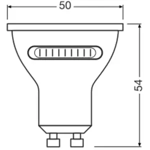 OSRAM LED SPOT PAR16 55 avec trois couleurs de lumière, 4,2W, 400lm pas cher