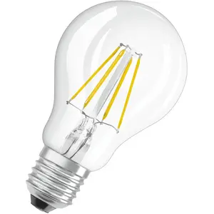 Comparateur de prix : Lampe LED OSRAM BASE CL A FIL 40, 4W, 470lm