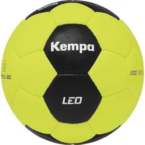 Kempa Leo Ballon de Handball Adultes et Enfants, Jaune Fluo/Noir, 3