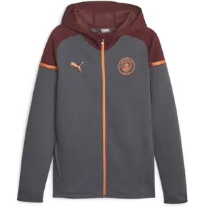 Veste sportswear PUMA Mcfc Cas Hood Jkt pas cher