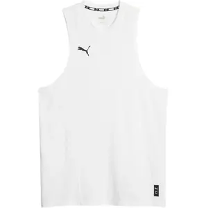 Puma, Hommes, T-shirt de sport, Hoops Team Drycell Slvs Top (S), Blanc, S