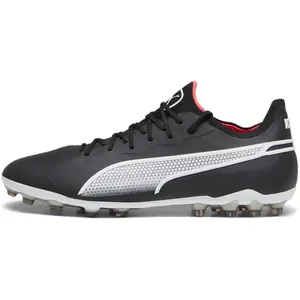 Puma King Ultimate FG/AG - Maat 47 - Voetbalschoenen - Zwart pas cher