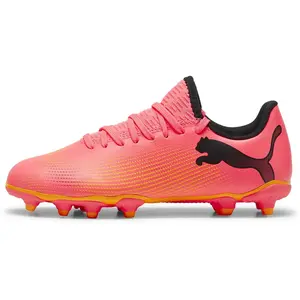Puma FUTURE Play 7 FG Junior - Pink, Pink 37 pas cher