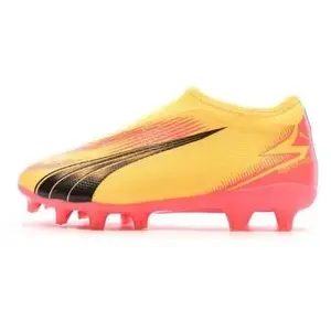 Puma Puma Chaussures De Football Sans Lacets Ultra Match Fg/Ag Enfant Et Adolescent, Noir pas cher