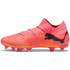 PUMA Chaussures de football Future 7 Match Fg/Ag WN pour femme, Orange et noir., 41 EU pas cher