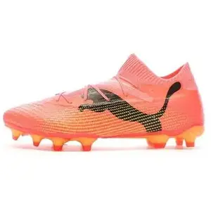 PUMA Chaussures de football Future 7 Pro Fg/Ag pour homme, Orange et noir., 40 EU pas cher