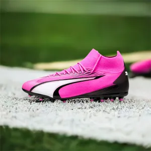 PUMA Chaussures de football Ultra Pro Mg pour homme, Poison Pink PUMA White PUMA Noir, 42.5 EU pas cher