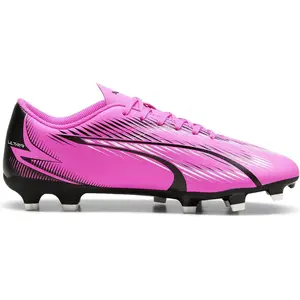 PUMA ULTRA PLAY FG/AG Heren Sportschoenen - Poison Pink-PUMA White-PUMA Black - Maat 46 pas cher