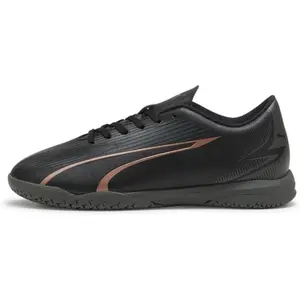 PUMA Chaussures de football Ultra Play It Jr unisexes pour enfant, Puma Rose cuivrée noire, 35 EU pas cher