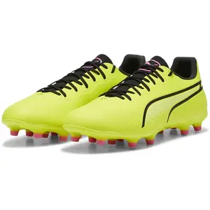 Puma King Pro Fg/ag Football Boots Jaune EU 39 pas cher