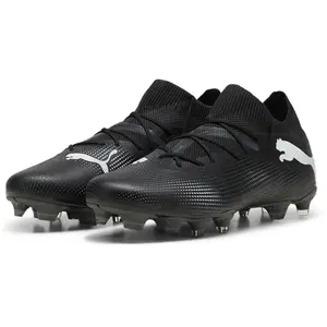 PUMA FUTURE 7 MATCH FG/AG Heren Sportschoenen - Puma Black-Puma White - Maat 42 pas cher