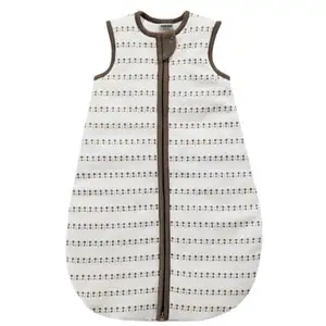 Jacky slaapzak - maat 74 - Off-white met bruine dots - 2,5 TOG pas cher
