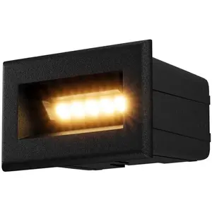 MAYTONI Bosca Applique d'extérieur encastrable noire, 8,4 cm, 3000K IP65 - May... pas cher
