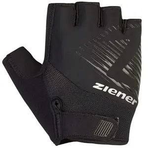 Ziener Curdt Gants de vélo/VTT pour homme | Doigts courts   Respirants/amortissants, noirs, 8,5 pas cher