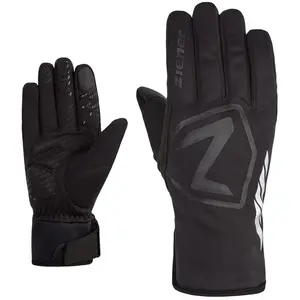 Ziener DAQUA Gants de cyclisme d'hiver imperméables et souples rembourrés Noir 6,5 pas cher