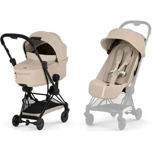 Cybex Duo CO A 2026 Poussette ultra-compacte avec nacelle pliable et C...