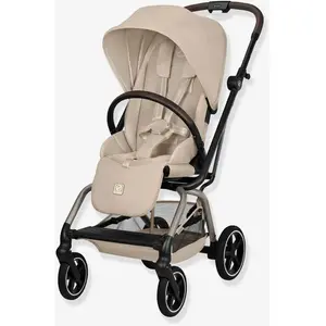 Cybex Poussette Compacte et Rotative Eezy S Twist+2 Châssis Taupe et Siège Almond Beige pas cher