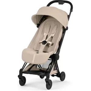 CO A Style 2026 Poussette ultra-compacte et Châssis Matt Black Cozy Beige