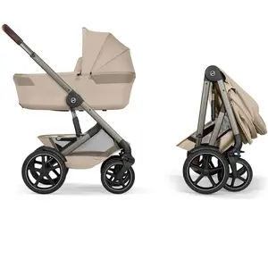Cybex Talos - kinderwagen - 2-in-1 - Almond Beige - met opvouwbare wieg - 2026