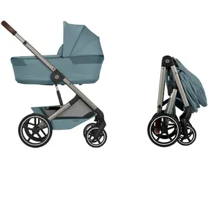 Cybex Balios S Lux - kinderwagen - 2-in-1 - Stormy Blue - met opvouwbare wieg - 2026