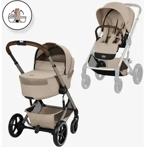 Cybex Poussette citadine Balios S 2026 avec nacelle pliable Almond Beige