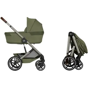 Cybex Balios S Lux - kinderwagen - 2-in-1 - Moss Green - met opvouwbare wieg - 2026