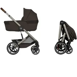 Poussette citadine Balios S avec nacelle pliable Chocolate Brown