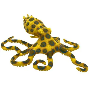 Bullyland Figurine Poulpe ? Anneaux Bleus pas cher
