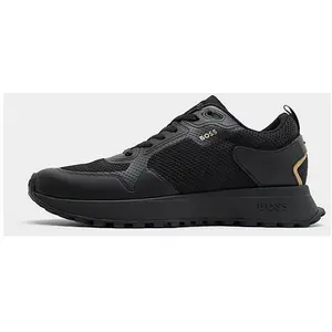 Hugo Boss Boss Baskets De Running Jonah Mesh Pour Hommes Noir/Or. - 44 pas cher