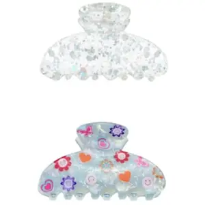 Invisibobble CLIPSTAR Cosmic Glow M 2pc Haarspelden pas cher
