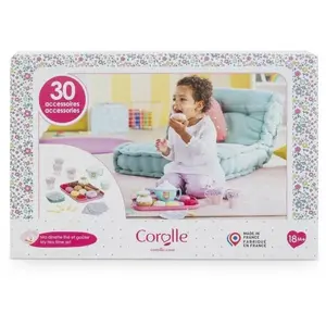 Accessoires de maison de poupées corolle mon thé et collation dinette pas cher