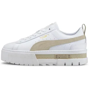 Comparateur de prix : Puma Mayze Lth Wn Lage sneakers - Leren Sneaker - Dames - Wit - Maat 41
