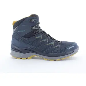 Lowa Innox Pro GTX Mid - Wandelschoenen Heren Steel Blue / Mustard 46 pas cher