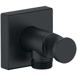 Coude de raccordement carré DURAVIT Universal noir mat pas cher